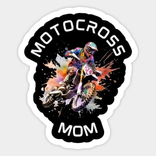 Motocross Mom Dirt Bikes Racer Sticker